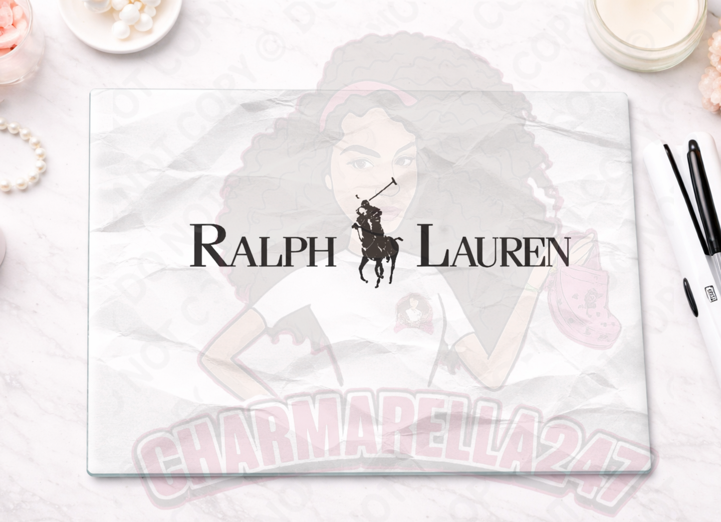 Ralph- L White Chopping Board