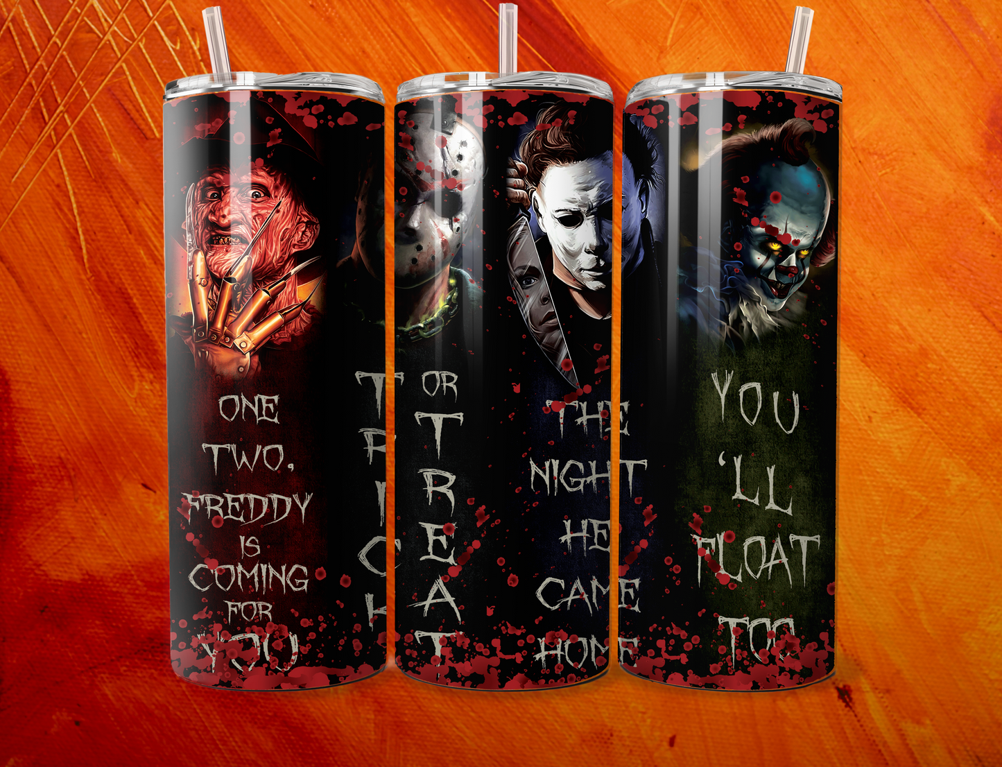 Halloween Spooky Tumblers