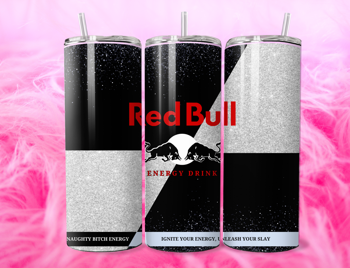 READY TO PRESS 20oz TUMBLER WRAP PRINT R BULL DRINK