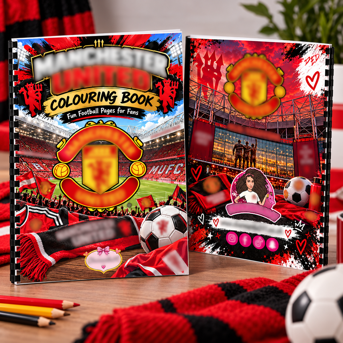 Man-United A4 Colouring Book