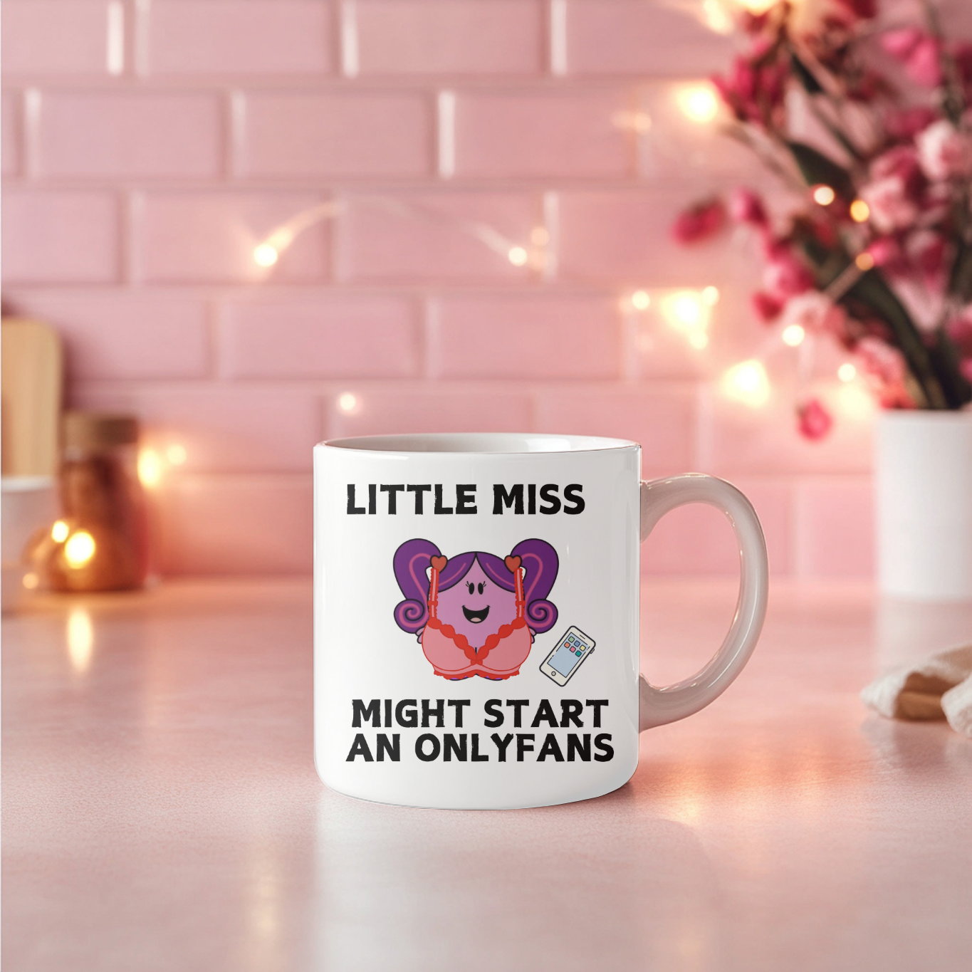 Little Miss Might Start An Only Fans 11oz Coffee/Tea Mug