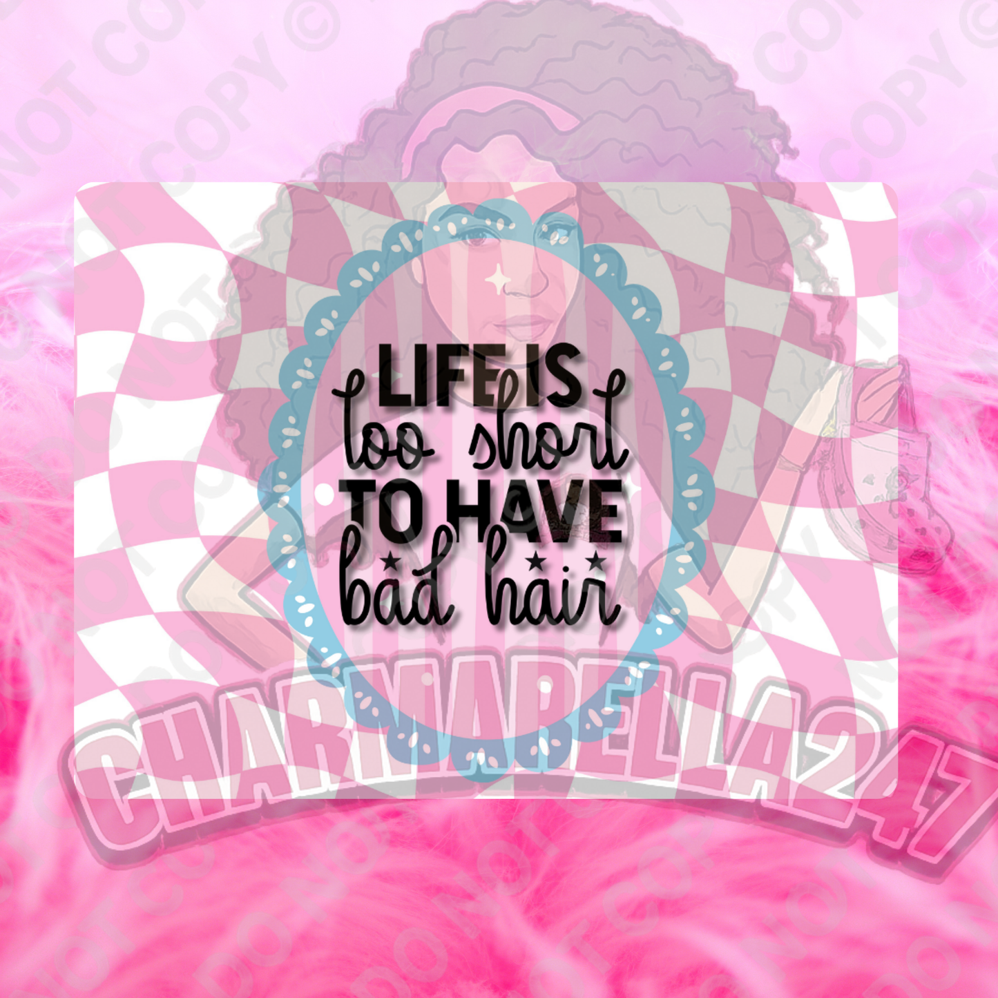 Life Is Too Short To Have Bad Hair Chopping Board