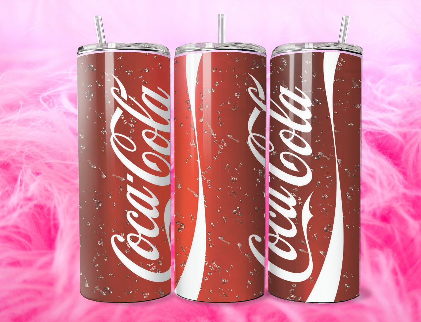 READY TO PRESS 20oz TUMBLER WRAP PRINT FIZZY SODA DRINKS