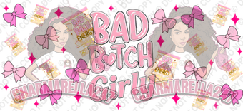P-Louise Bad B Energy 16oz UVDTF Wrap