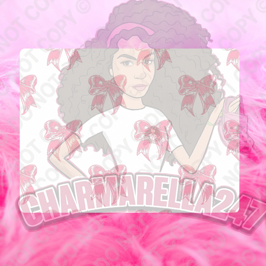 Baby Pink Bows Chopping Board