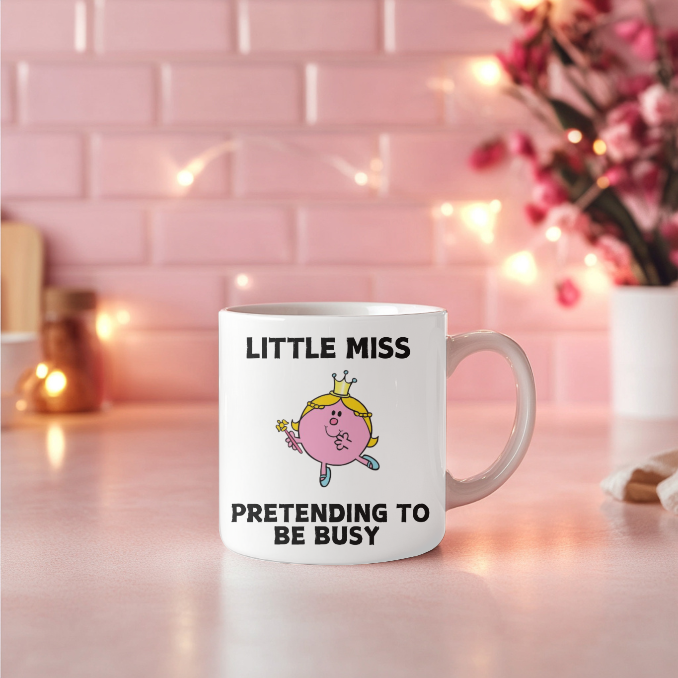 Little Miss Pretending To Be Busy 11oz Coffee/Tea Mug