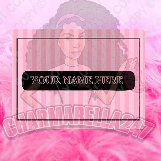 Pink Striped VS Style Chopping Board