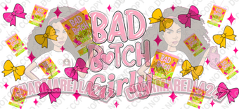 P-Louise Bad B Energy 16oz UVDTF Wrap