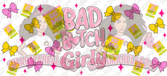 P-Louise Bad B Energy 16oz UVDTF Wrap