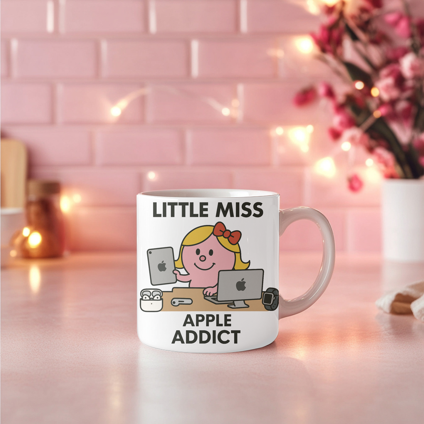 Little Miss Apple Addict 11oz Coffee/Tea Mug