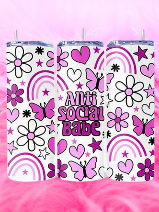 ANTI SOCIAL BABE 20oz Tumbler