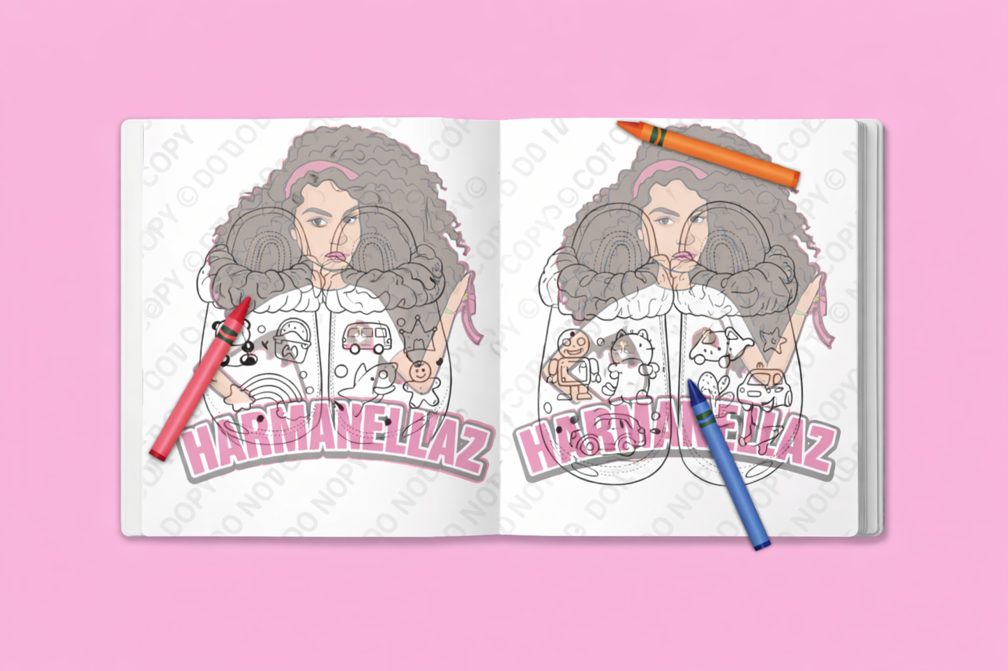 Personalised Colouring Book