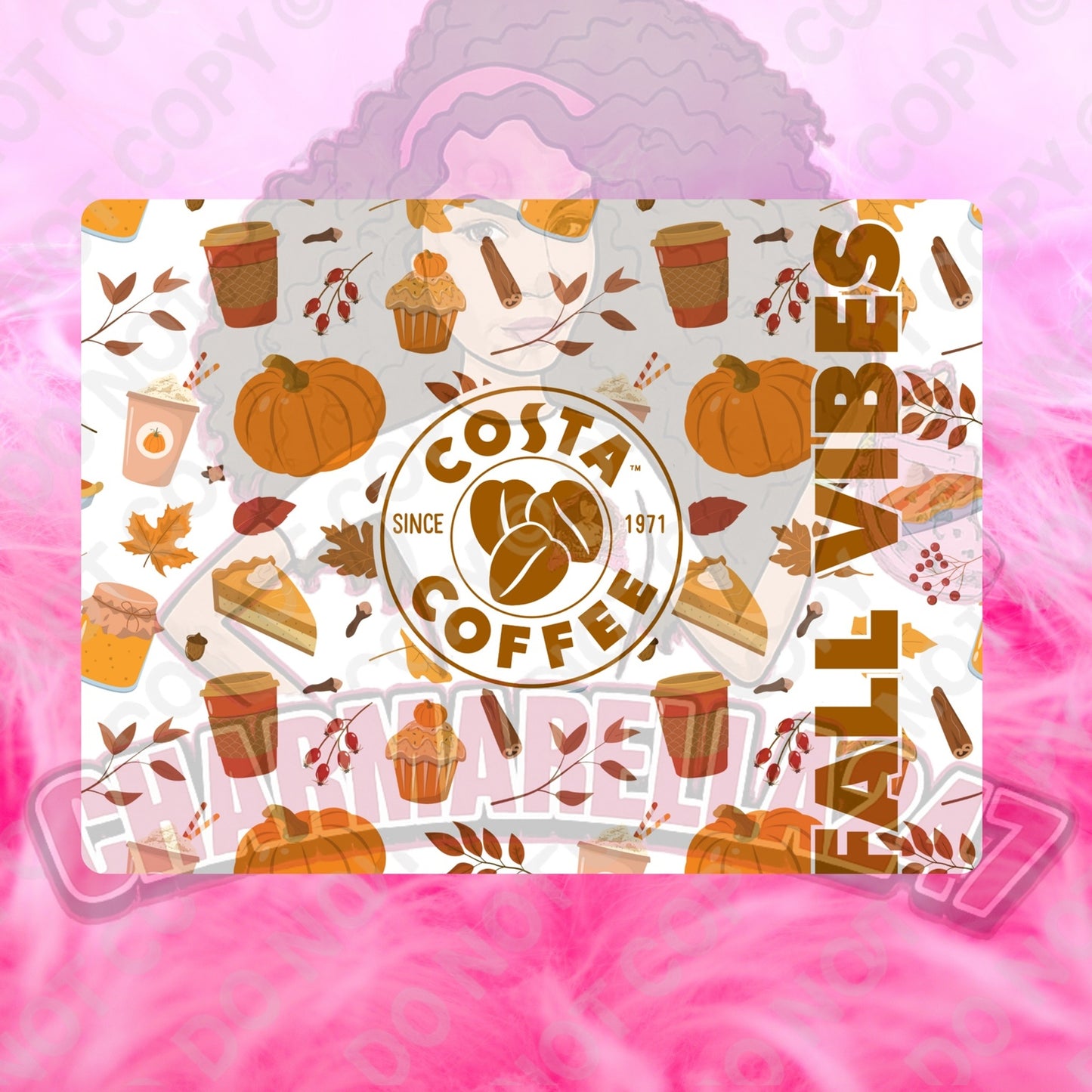 Cos-ta Pumpkin Pie Fall Chopping Board