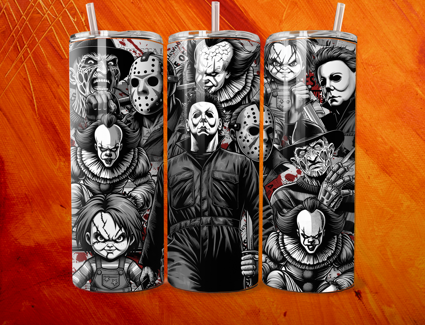 Halloween Spooky Tumblers