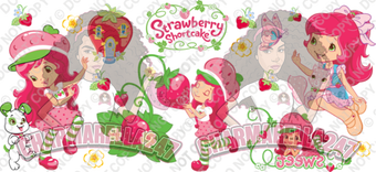 Strawb Shortcake UVDTF Wrap