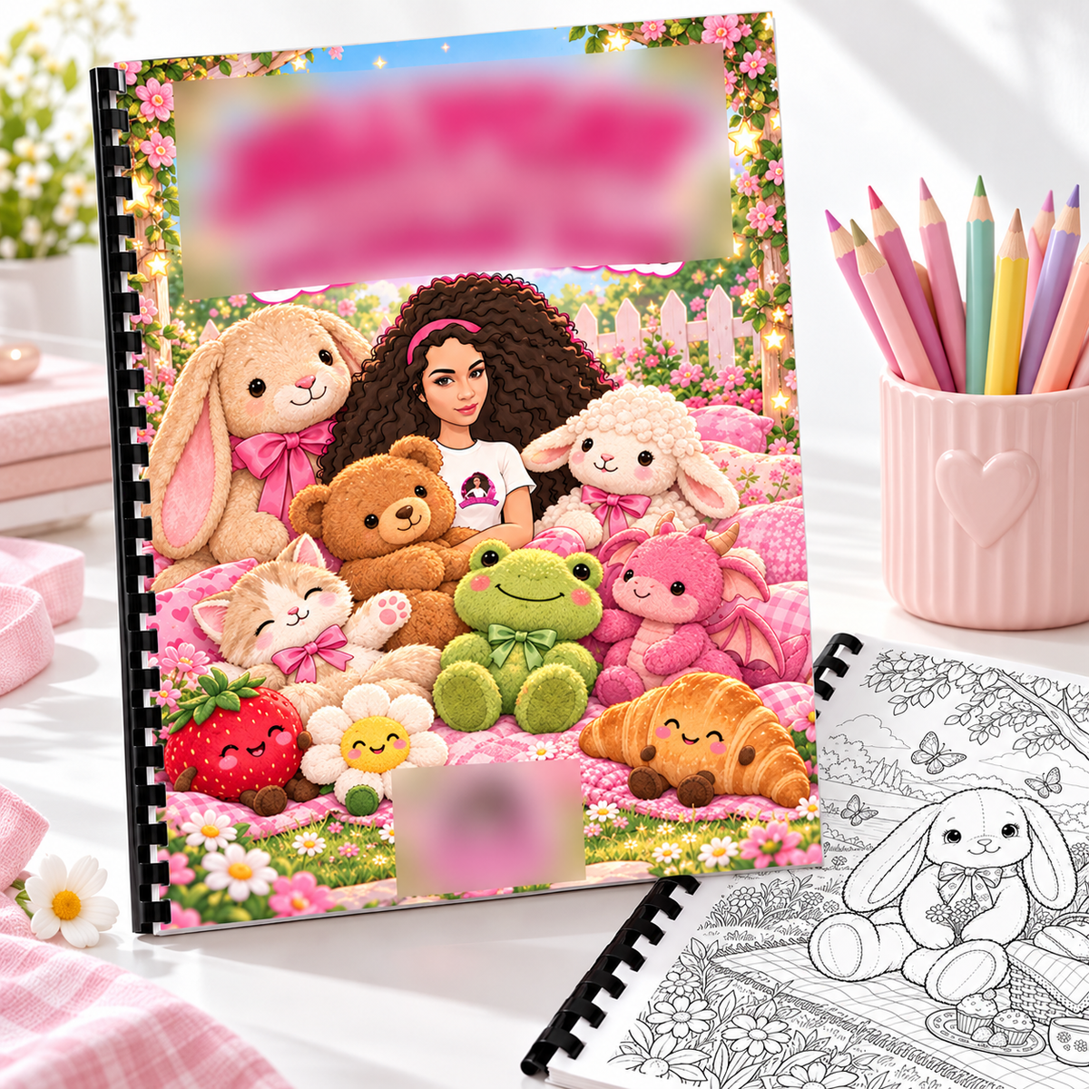 J-Caat A4 Colouring Book