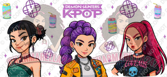 K-Pop Dem Hunters 16oz UVDTF Wrap