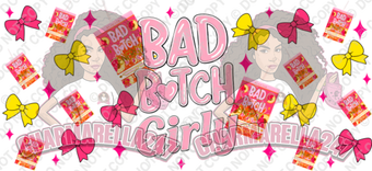P-Louise Bad B Energy 16oz UVDTF Wrap