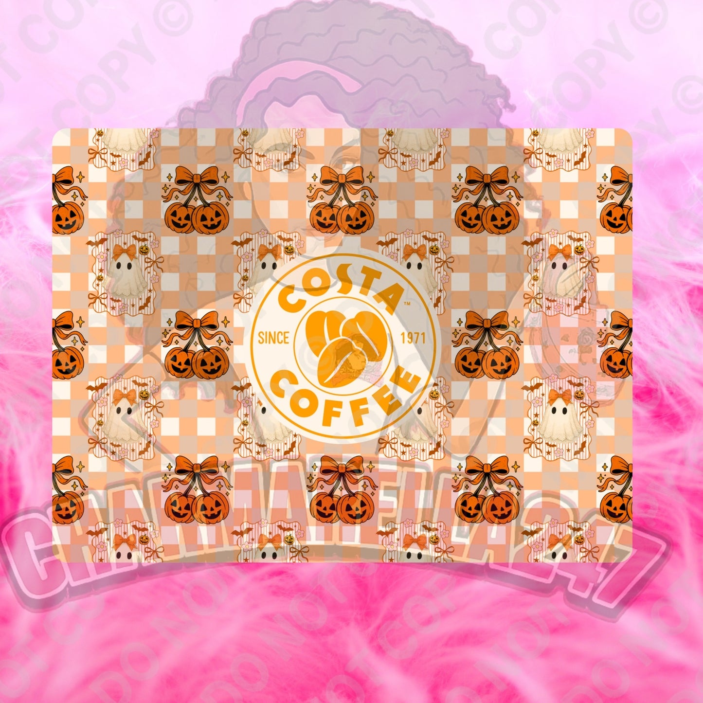 Cos-ta Spooky Pumpkin Chopping Board