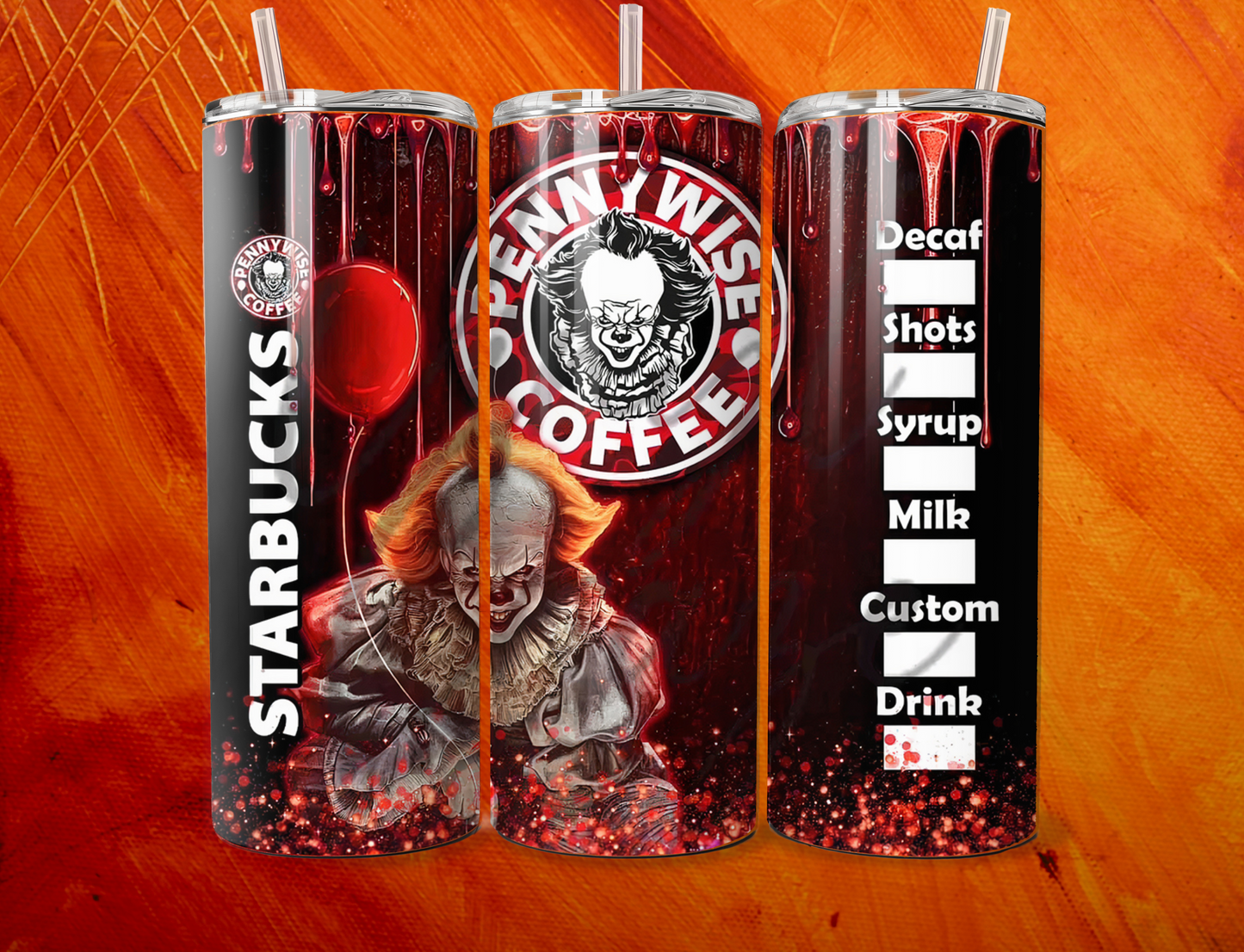 Halloween Spooky Tumblers