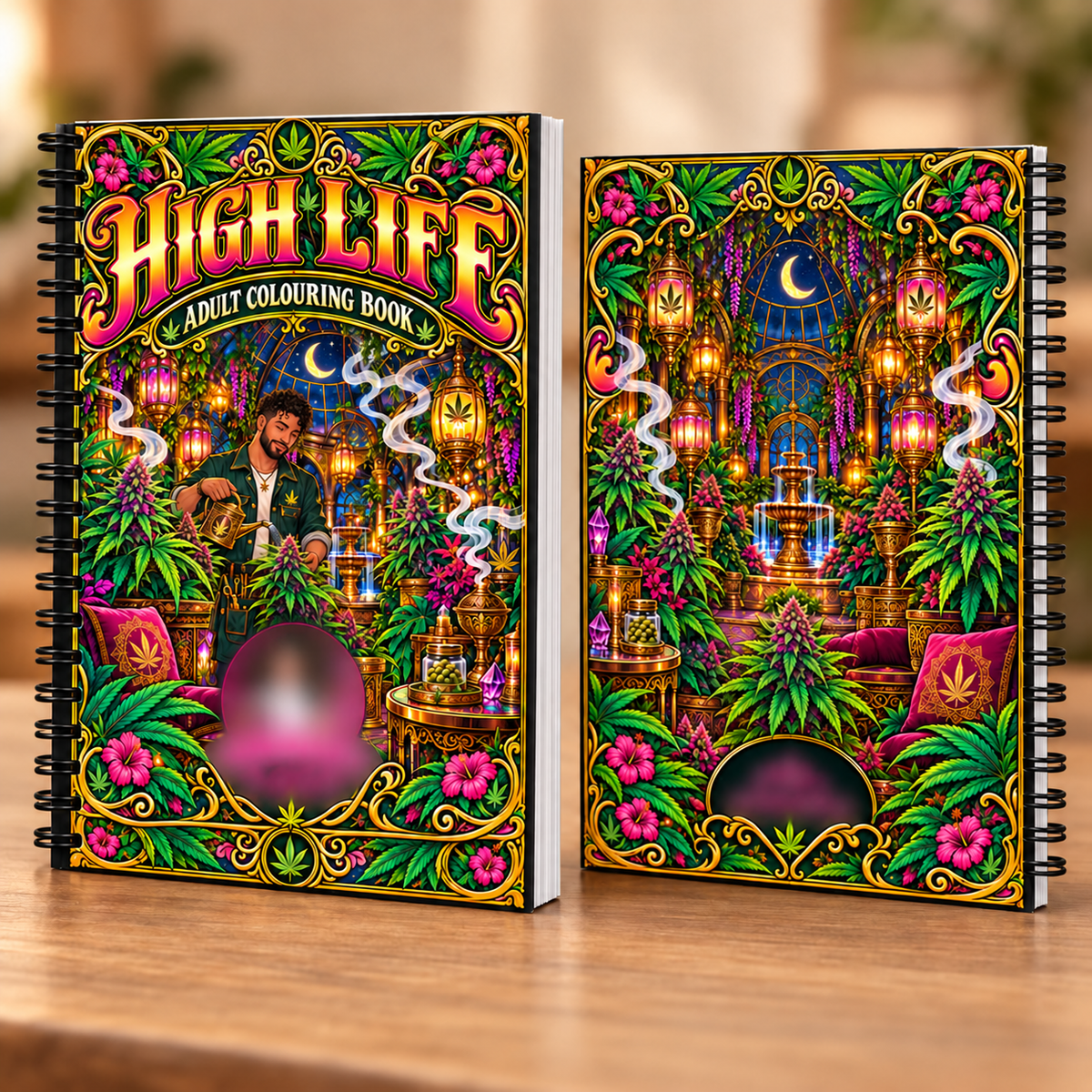 High Life A4 Colouring Book