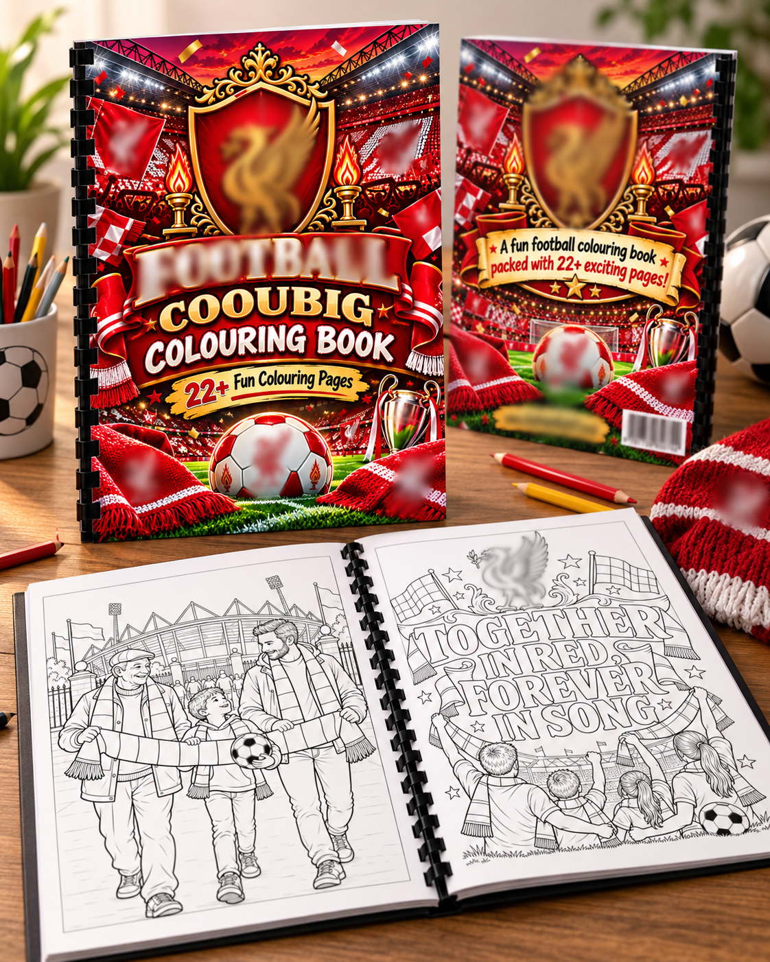 Liver-Pool A4 Colouring Book