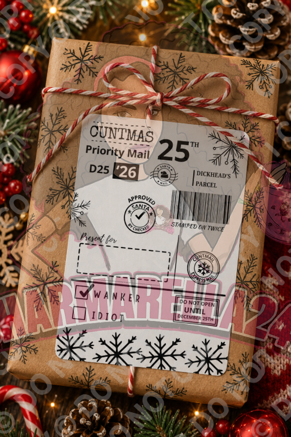 Personalised Christmas Festive 4x6 Parcel Labels – Pack of 10