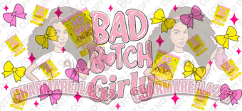 P-Louise Bad B Energy 16oz UVDTF Wrap