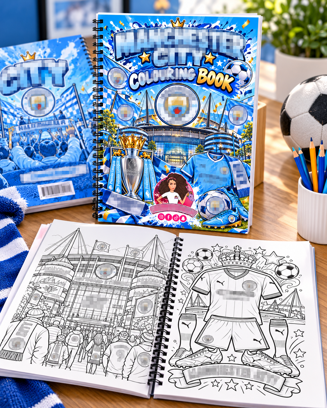 Man-City A4 Colouring Book