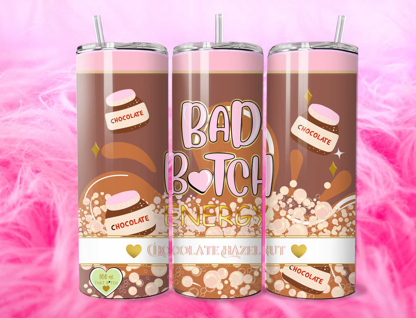 Bad B Energy Bubble Effect 20oz Tumbler