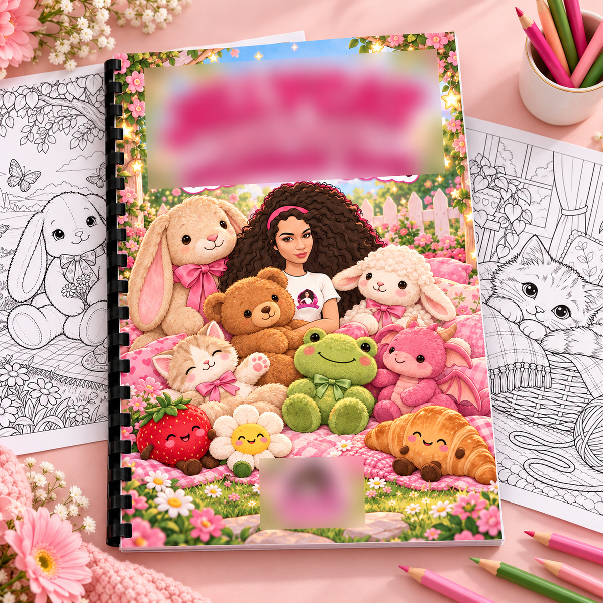 J-Caat A4 Colouring Book