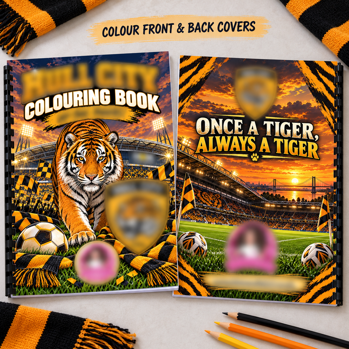 Hull-City A4 Colouring Book