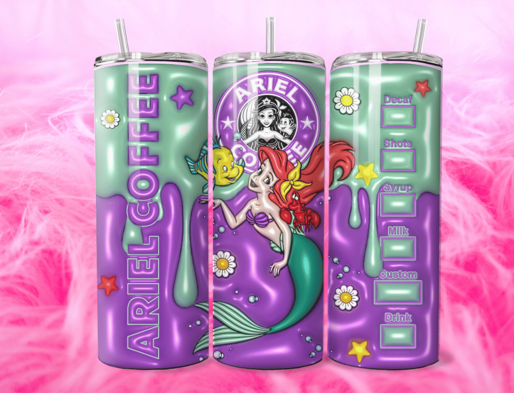 READY TO PRESS 20oz TUMBLER WRAP PRINT - Ari-El