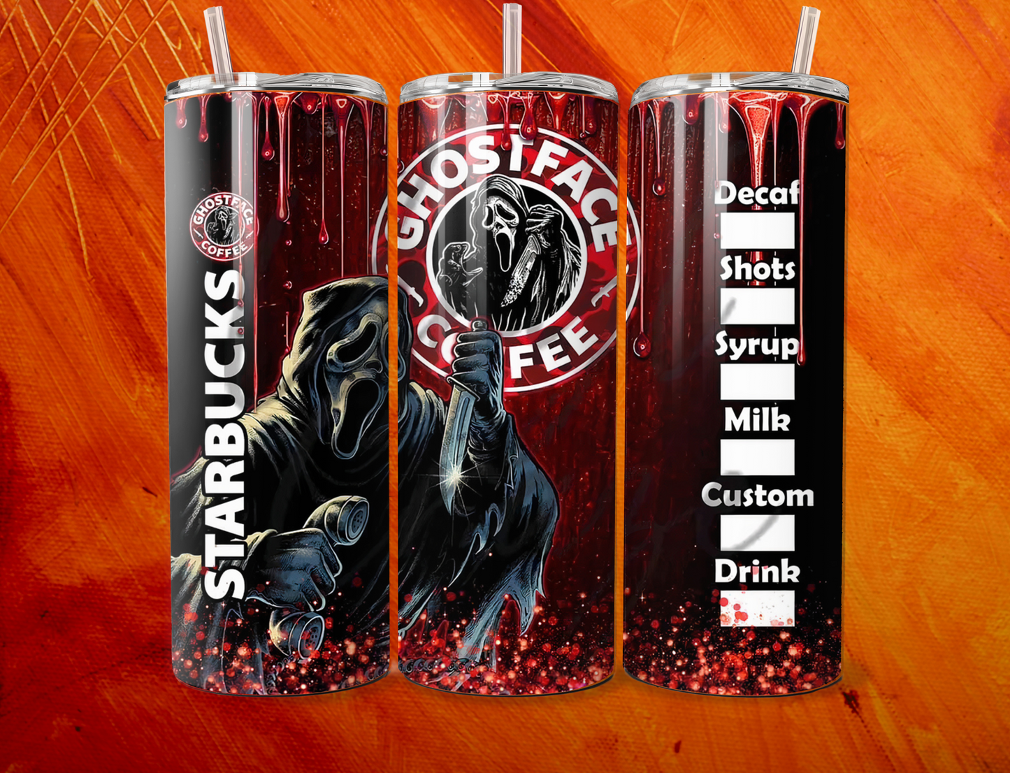 Halloween Spooky Tumblers