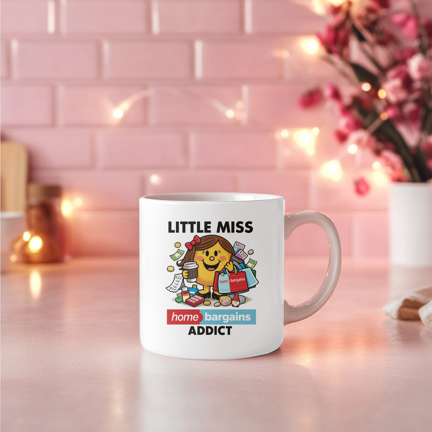 Little Miss Home Bargains Addict 11oz Mug
