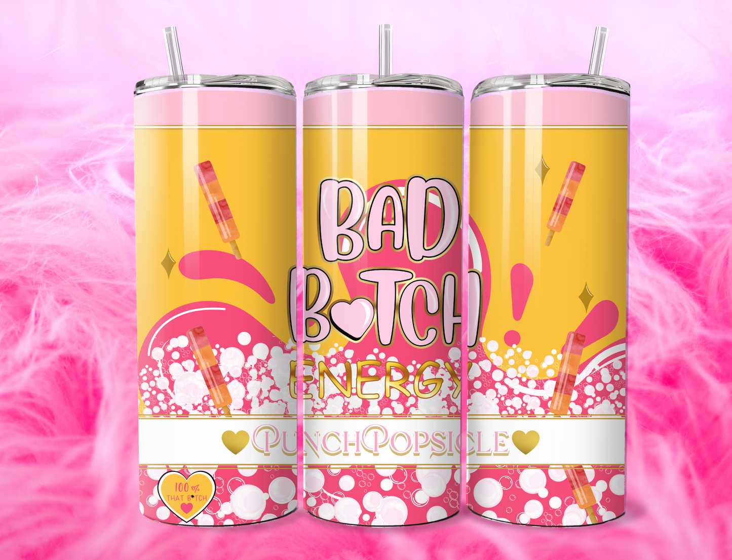 Bad B Energy Bubble Effect 20oz Tumbler