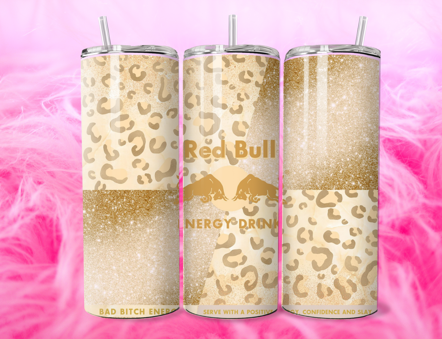 READY TO PRESS 20oz TUMBLER WRAP PRINT R BULL DRINK