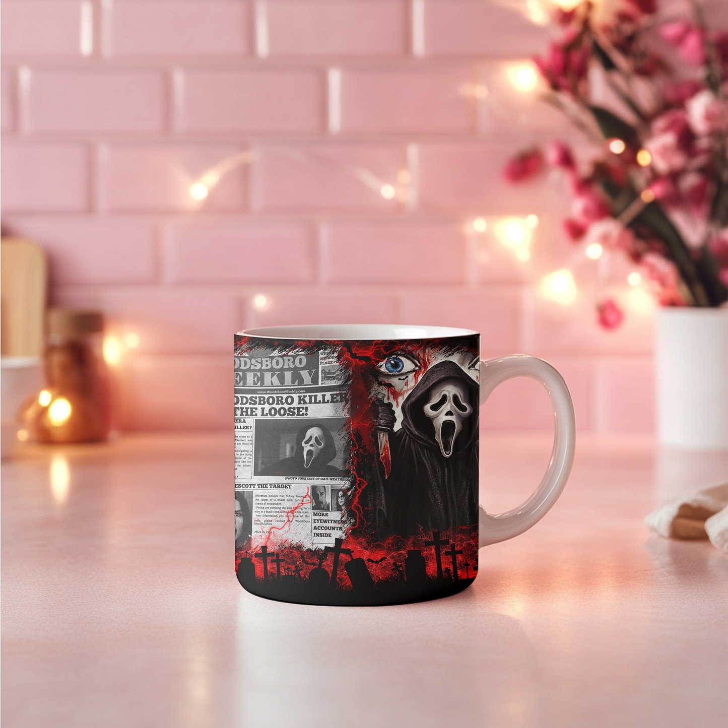 Horror Icon 11oz Mug – Scary Movie Villain Collectible Tea/Coffee Cup