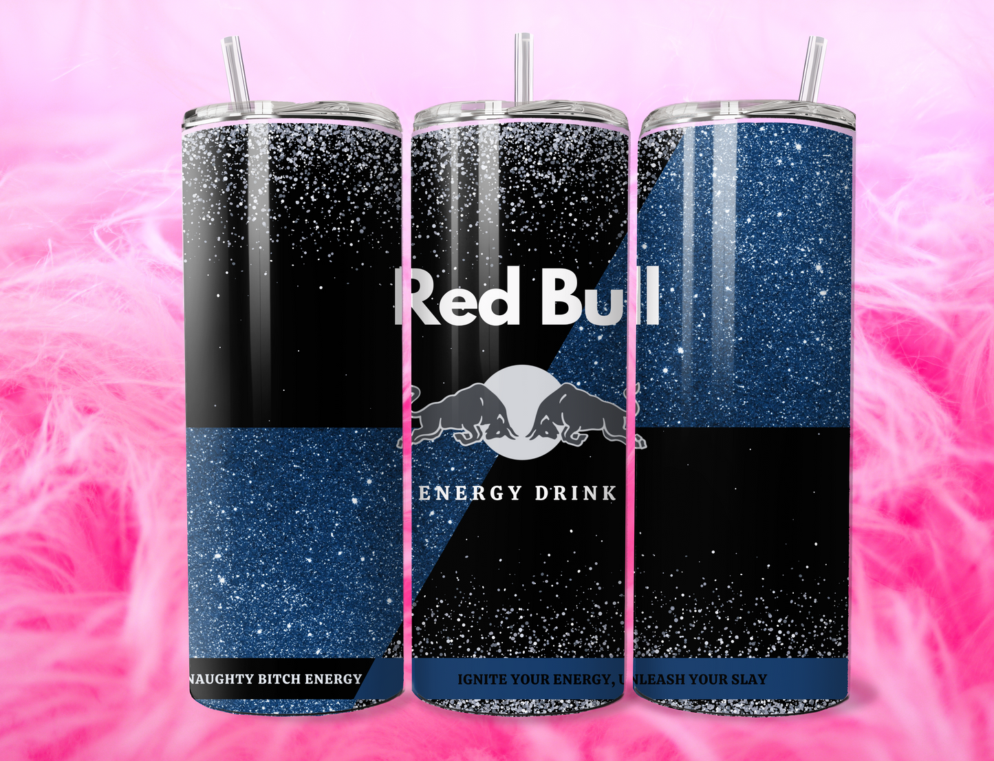 READY TO PRESS 20oz TUMBLER WRAP PRINT R BULL DRINK