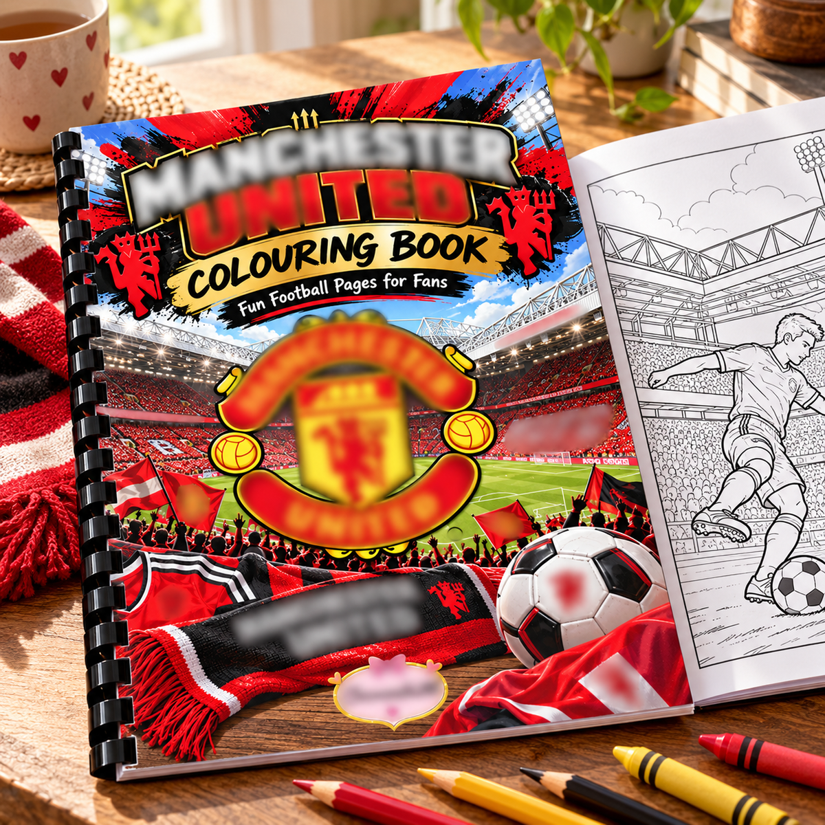 Man-United A4 Colouring Book