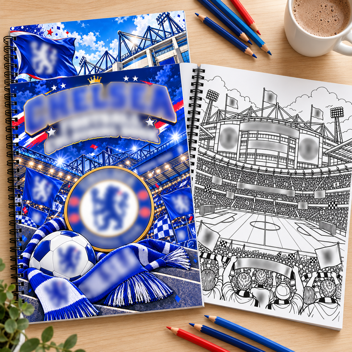 Chel-sea A4 Colouring Book