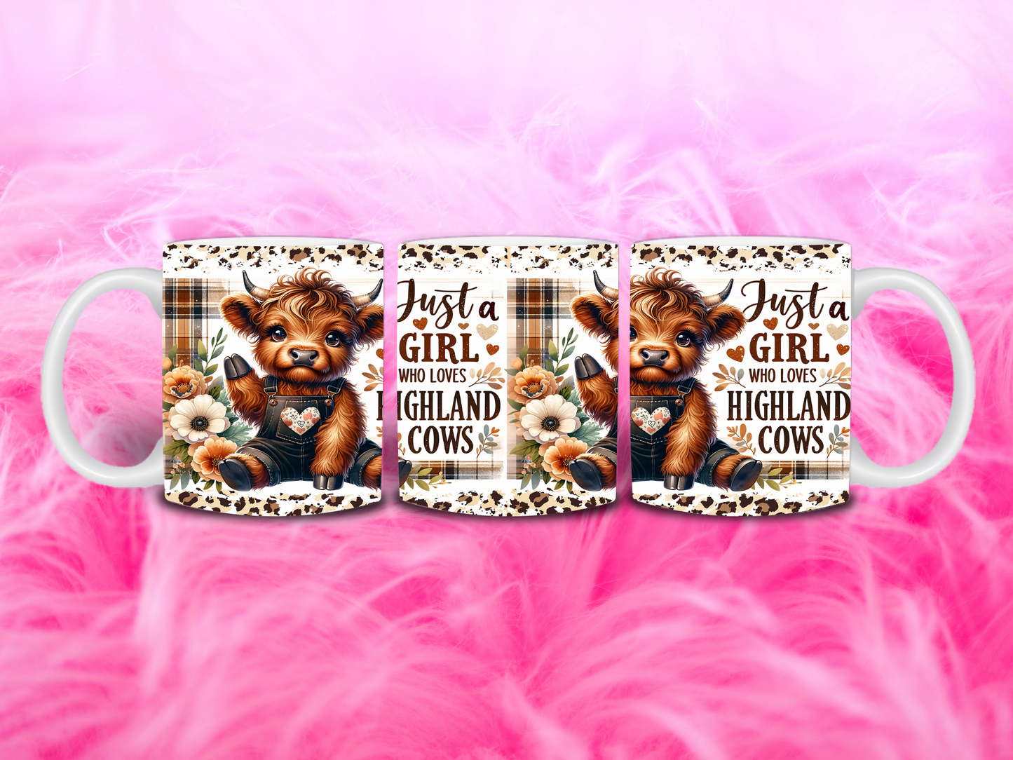 Just a Girl Who Loves Highland Cows 11oz Mug
