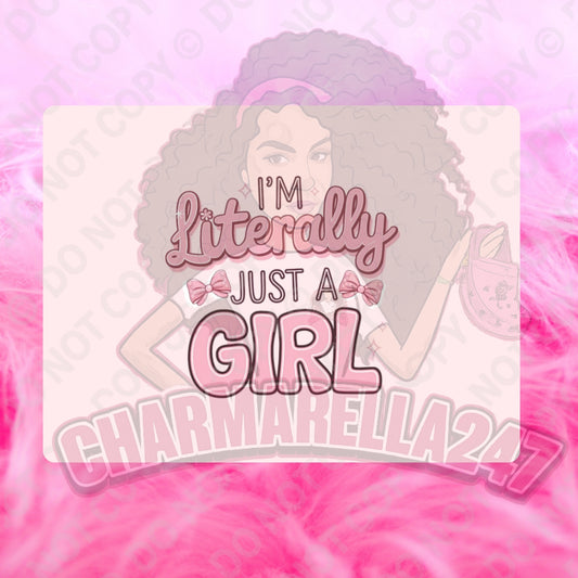 Just A Girl Chopping Board