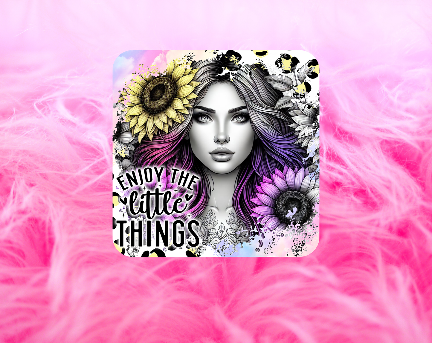 Enjoy The Little Things Coaster