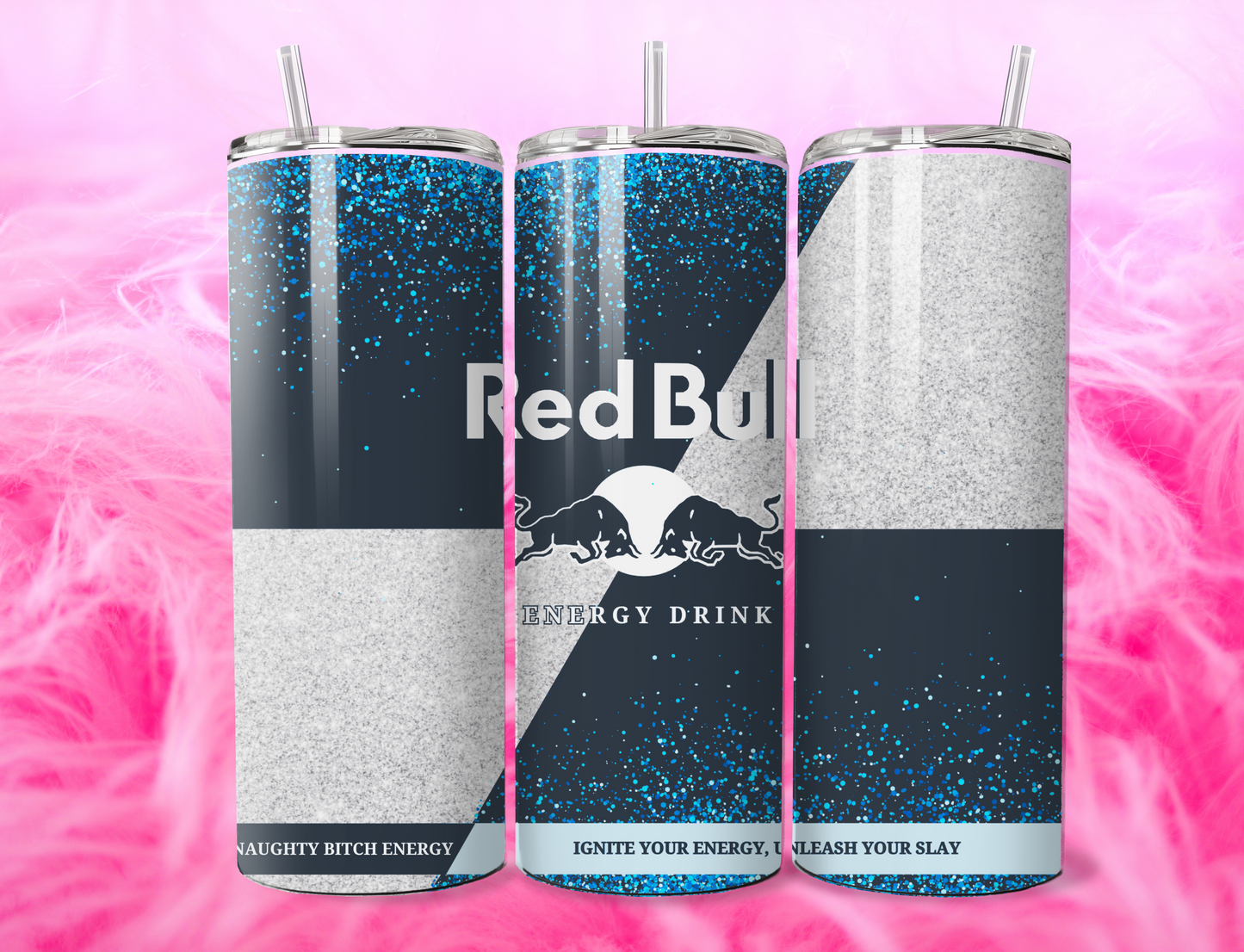 READY TO PRESS 20oz TUMBLER WRAP PRINT R BULL DRINK
