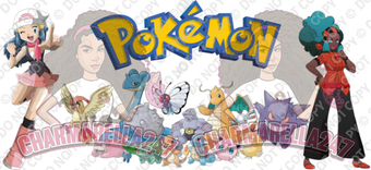 Poke emon  16oz UVDTF Wrap