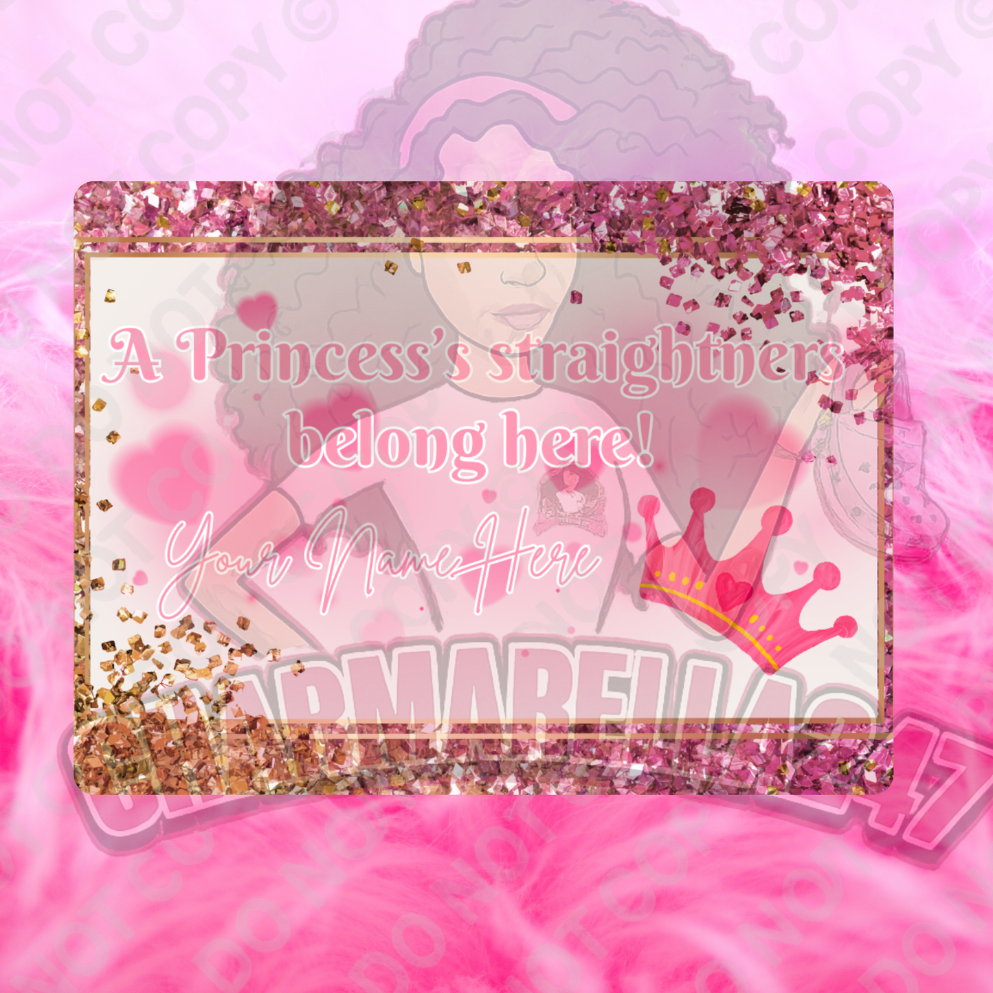 Princess Crown Straighteners Chopping Board