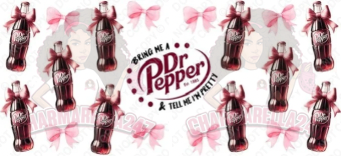 Bring Me A Dr Pep Tell Me Im Pretty 16oz UVDTF Wrap