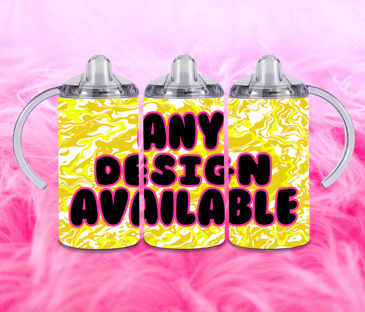 12oz Sippy Cups Custom (with image upload)
