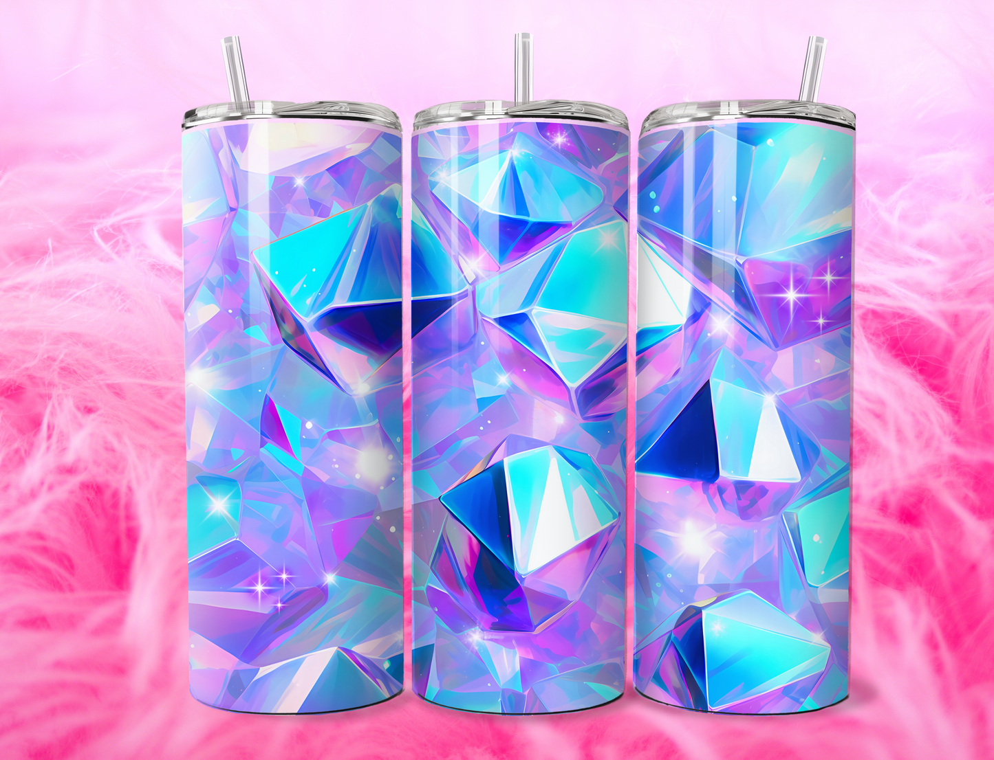 READY TO PRESS 20oz TUMBLER WRAP PRINT CRYSTALS